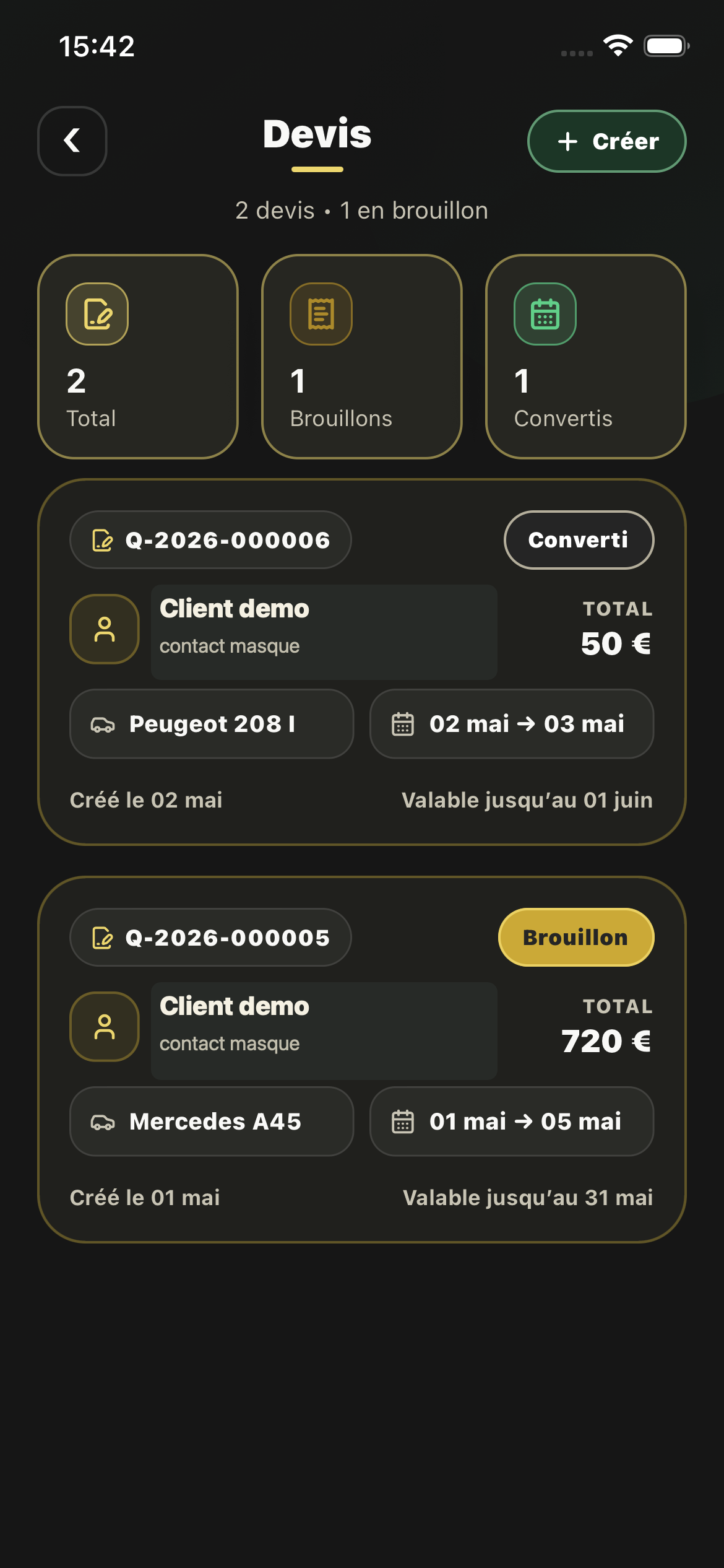 Capture Locatum - devis